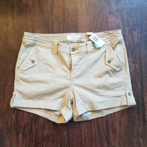 Torrid Khaki Military Shorts
